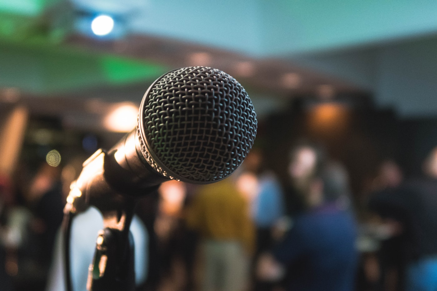 Panel discussion stage